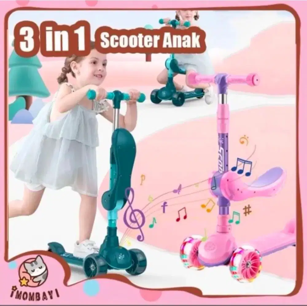 Scooter Ada dudukan + Music