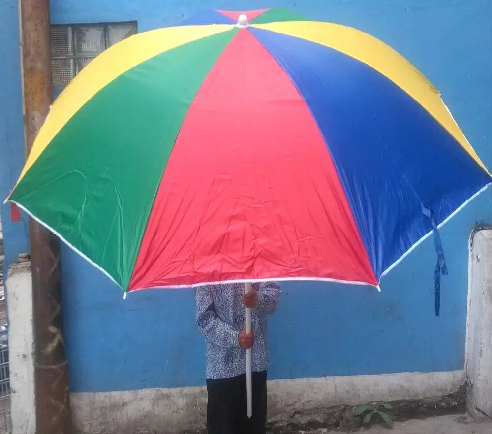 Payung tenda pelangi ukuran kecil 170cm praktis