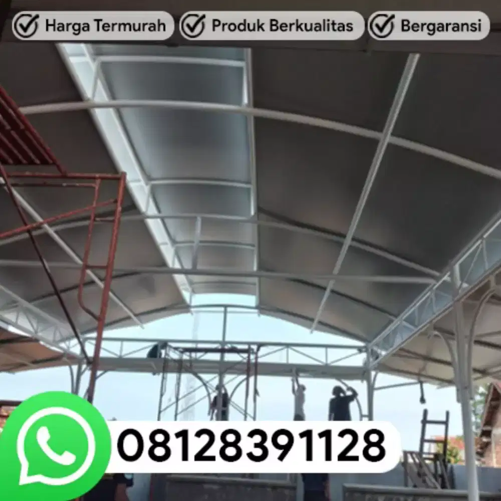 Pemasangan kanopi membran