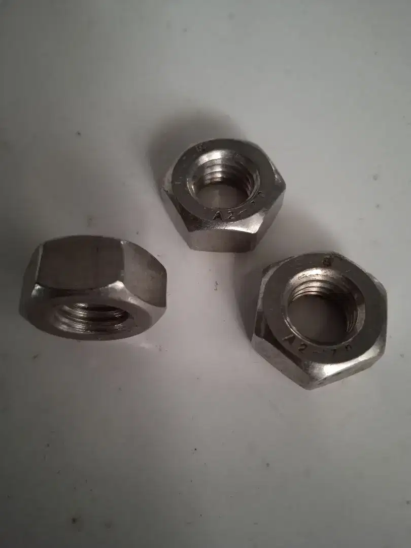 Hex Nut  Mur Segi 6 Stainless Steel SS304 M10