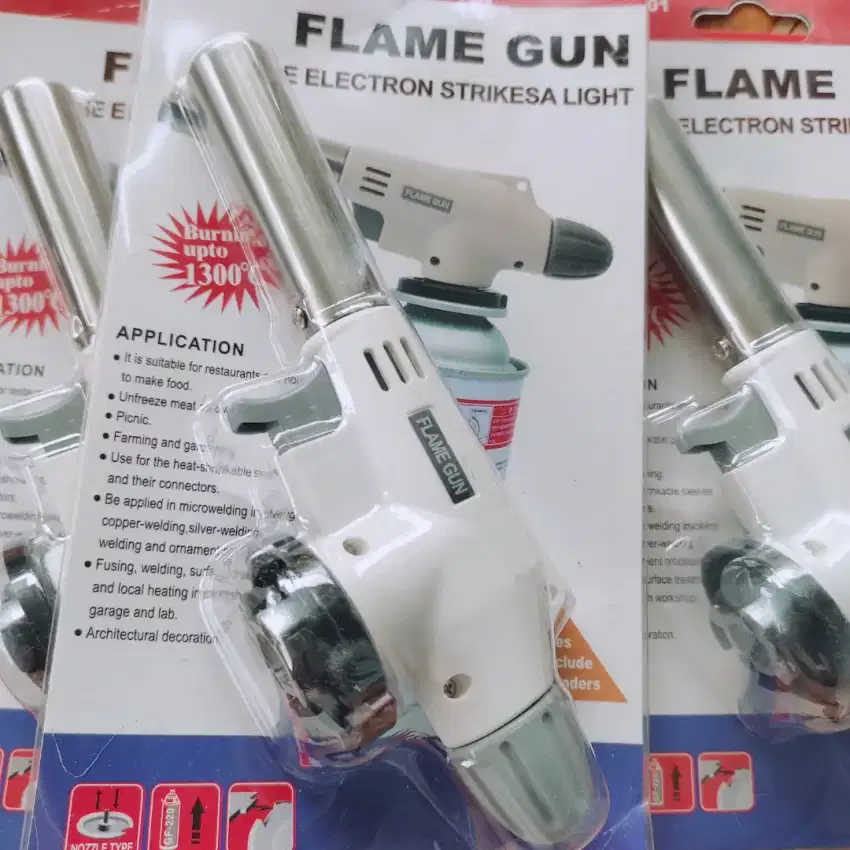 ALAT PEMBAKAR KEPALA GAS PORTABEL KALENG FLAME GUN MULTIFUNGSI