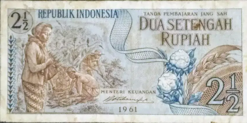 Uang Dua Setengah Rupiah