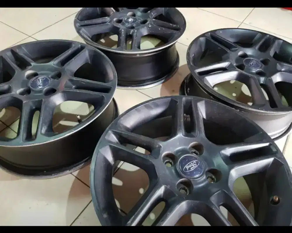JUAL MURAH VELG FORD FIESTA RING 16 pcd 4x100 HITAM DOFF