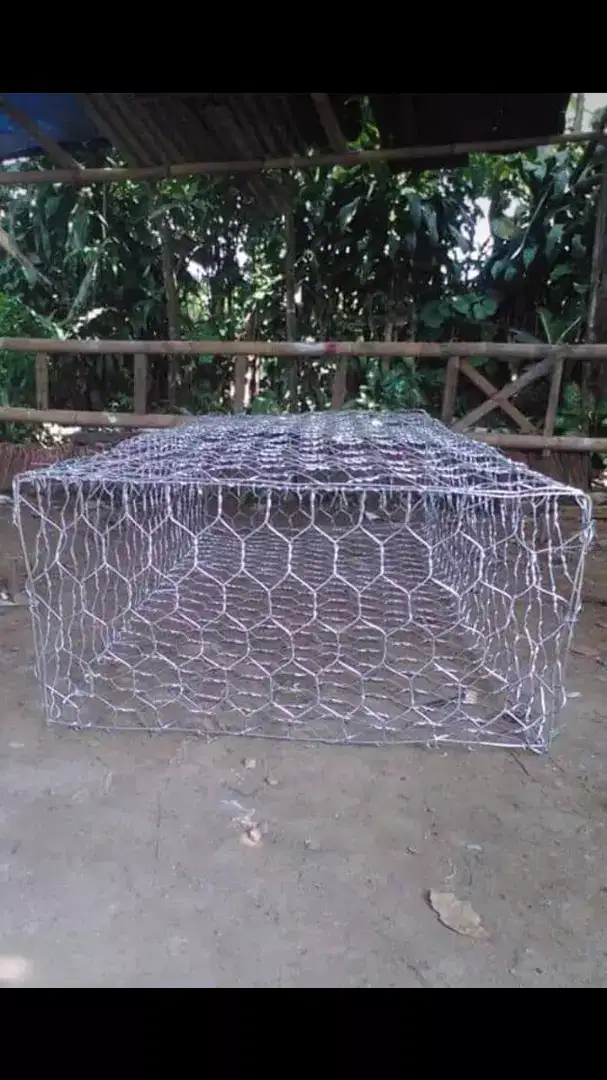Kawat bronjong manual/pabrikasi