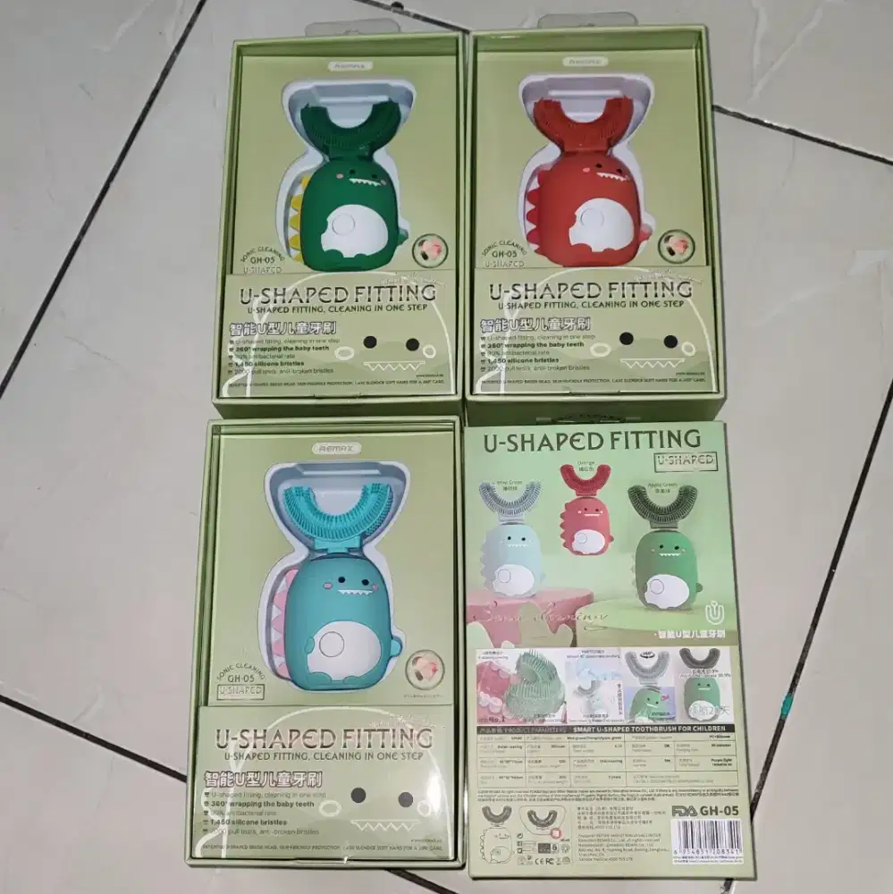 U-Shape Children Toothbrush Rechargeable - Sikat Gigi Anak Elektrik