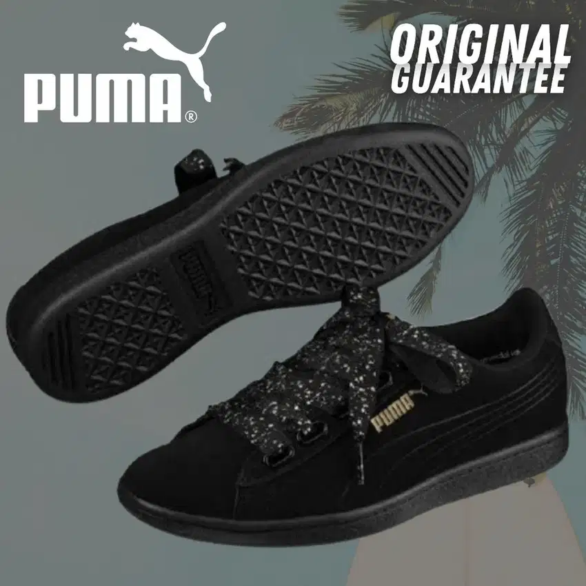 PUMA SHOES VIKKY RIBBON, PUMA BLACK RUNNING