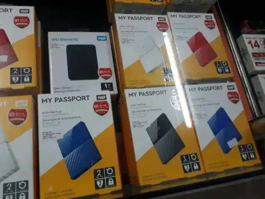 Hardisk External Hard Disk Portable WD Element Ultra 1TB