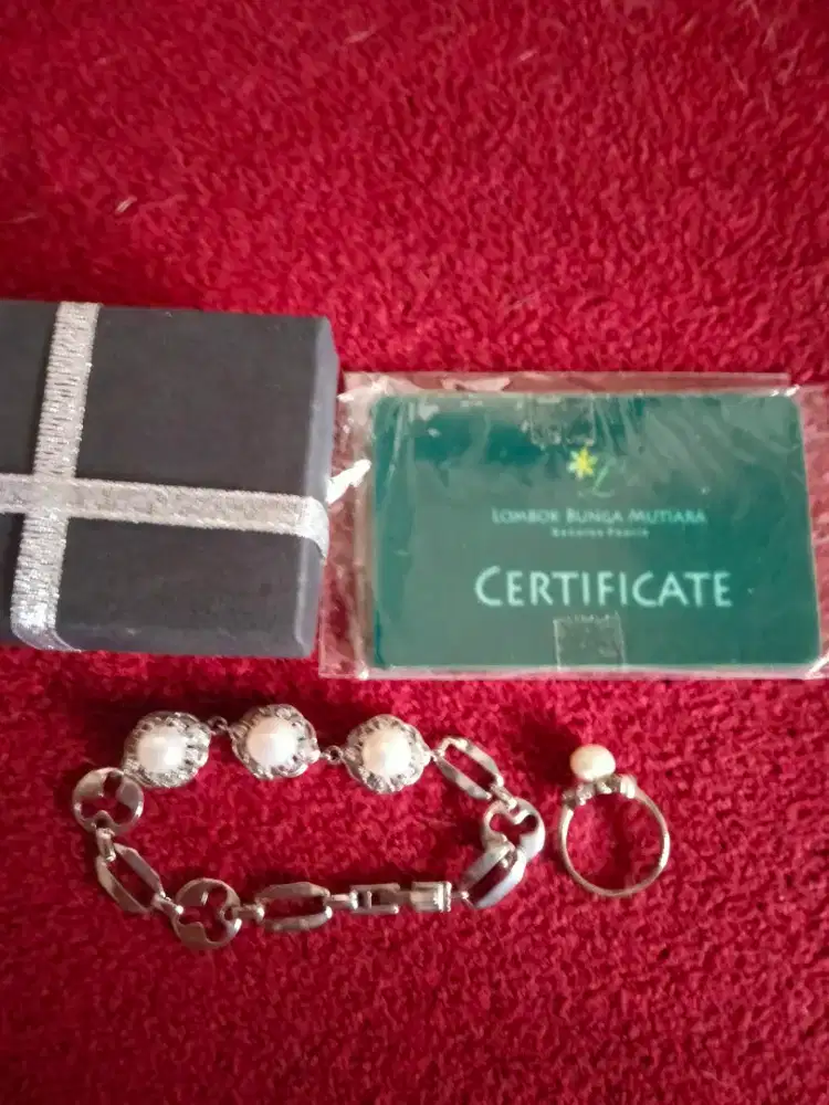 Gelang Dan cincin mutiara Lombok