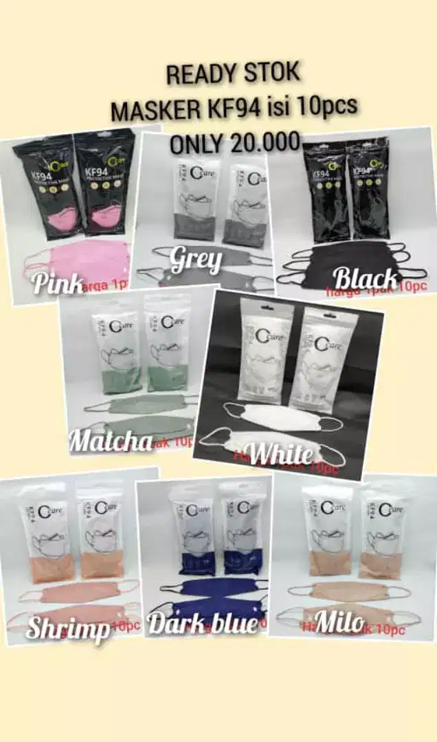 MASKER KF94 EARLOOP ISI 10PCS
