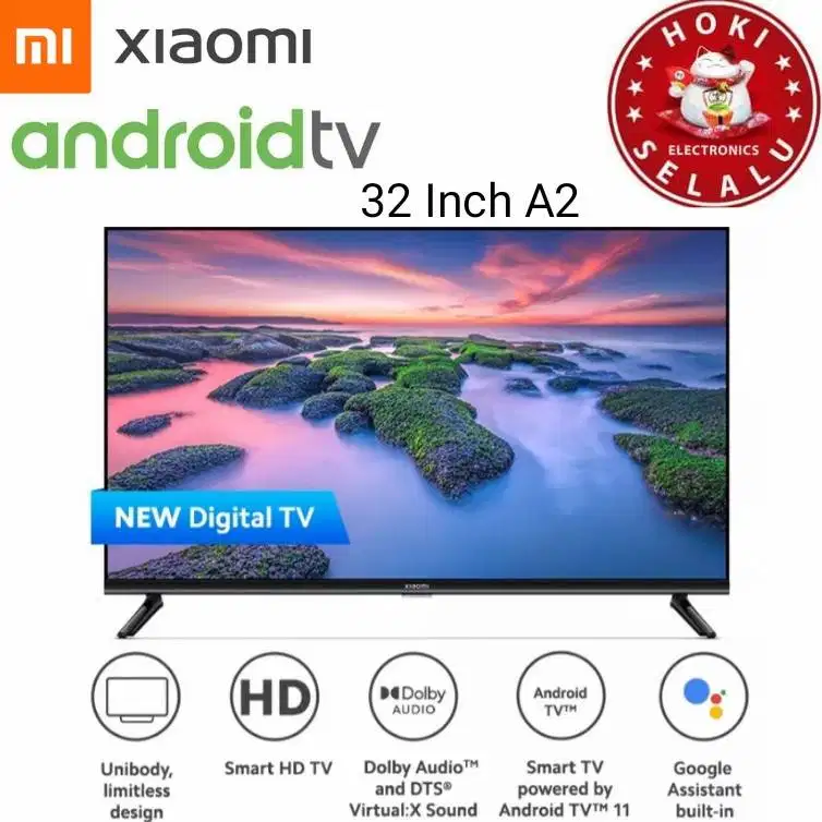 Xiaomi TV A2 32 Inch Smart Android Digital TV Bezel Less Dolby Mi TV