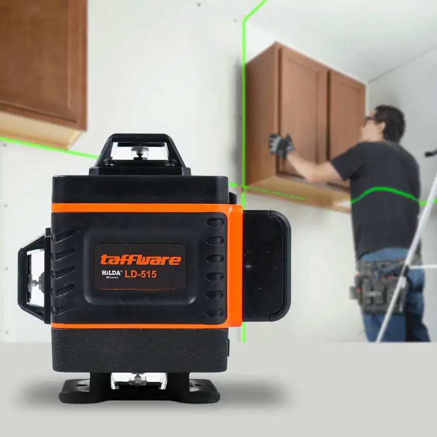 Laser level, self leveling 4D 16 line, Alat pasang keramik, plafon NEW