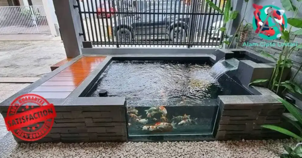 TUKANG kolam koi dan filter | service kolam bocor dan keruh