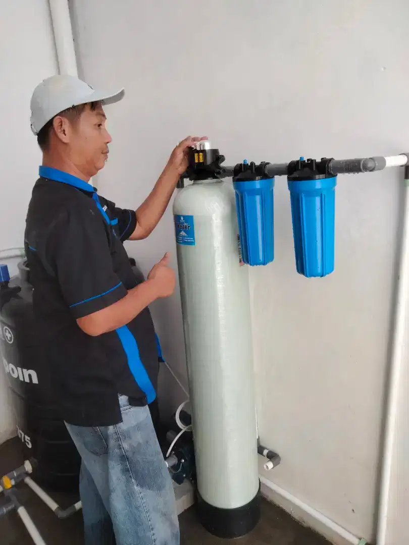 Filter penyaringan air pompa sumur / PDAM / PAM warna kuning keruh dll