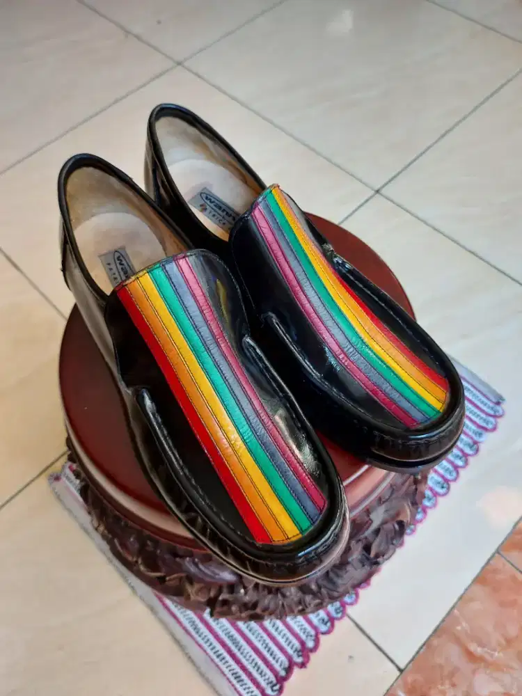 Rainbow loafers on sale