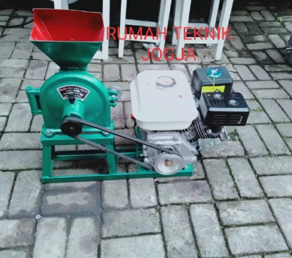 (Rumah teknik jogja)mesin penepung beras, ffc 15+engine 5,5hp