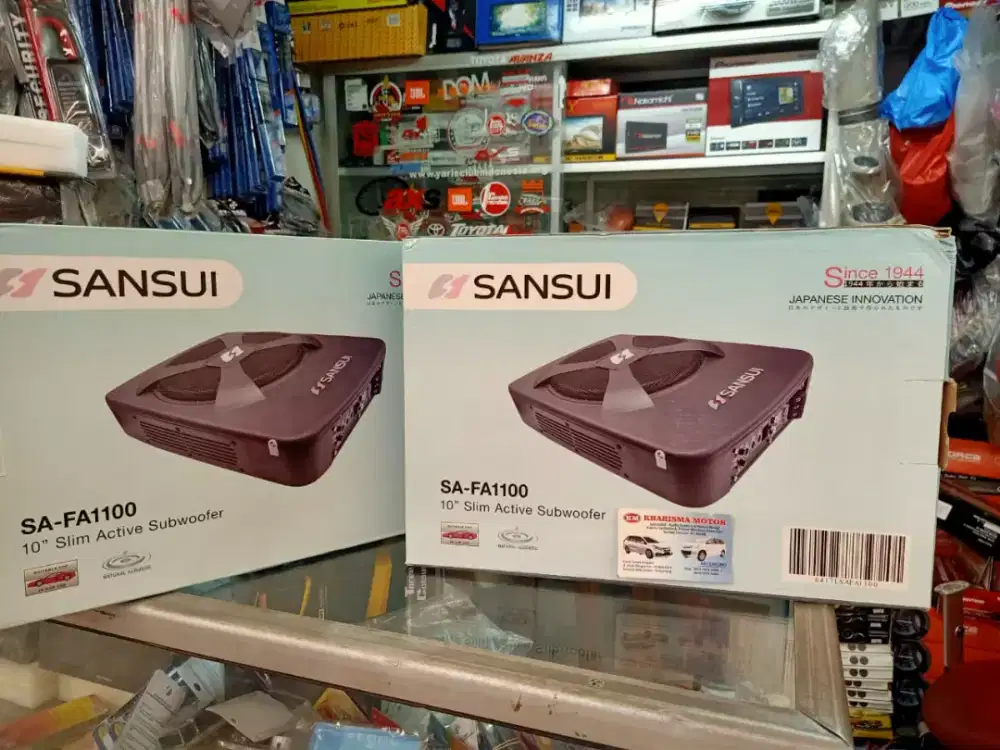 subwoofer kolong jok mobil suaranya lembut dan praktis