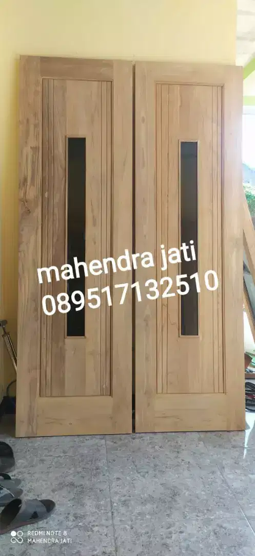 Pintu kusen jendela jati