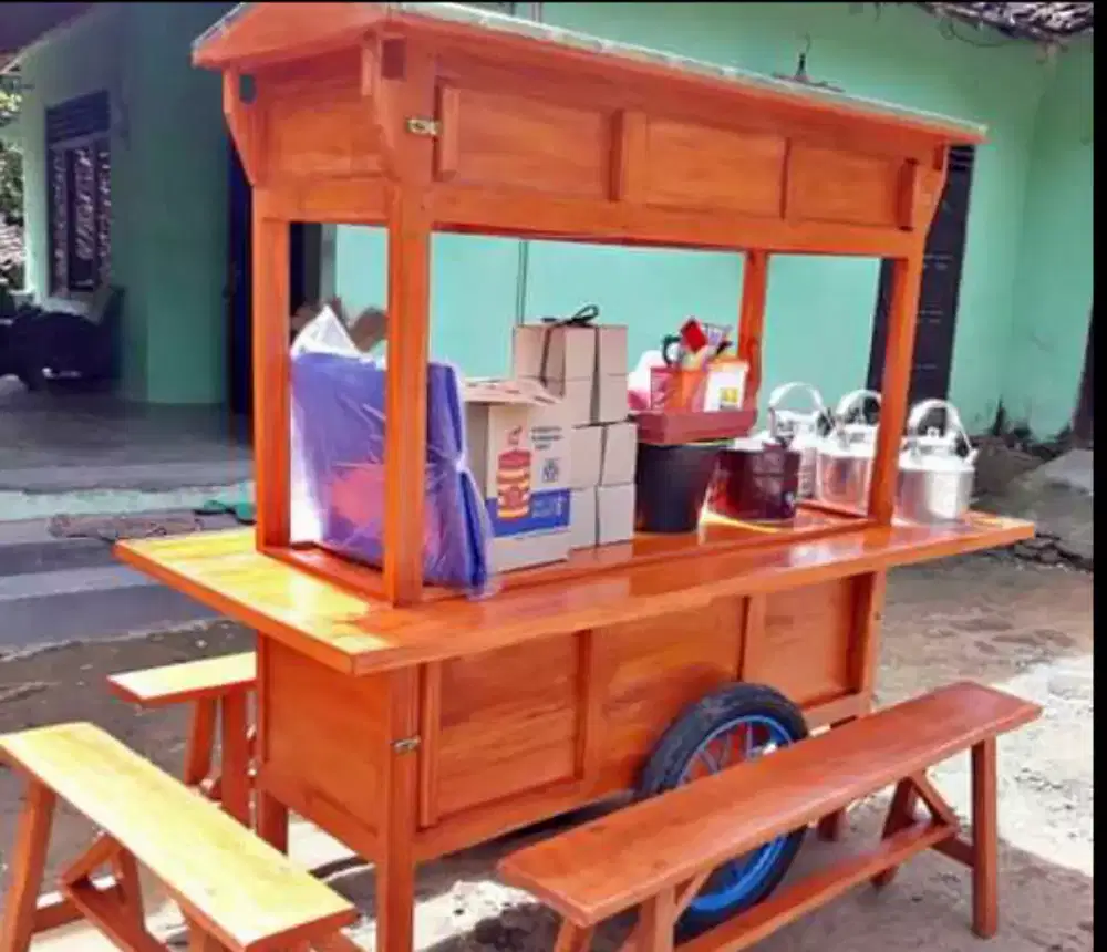 Gerobak angkringan murah gratis ongkir