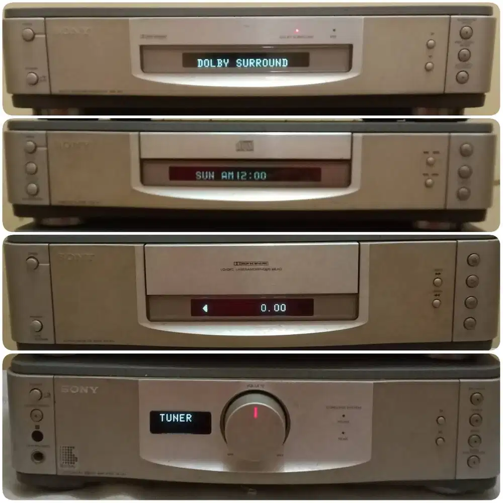 SONY TA-VF1 Placido, SDP-VF 1 Prosesor, Made in Japan (Barang Langka).