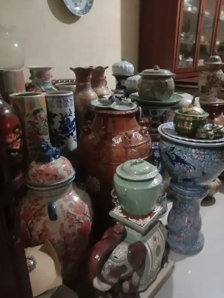 Membeli perabot pecah belah kristal dan lain-2