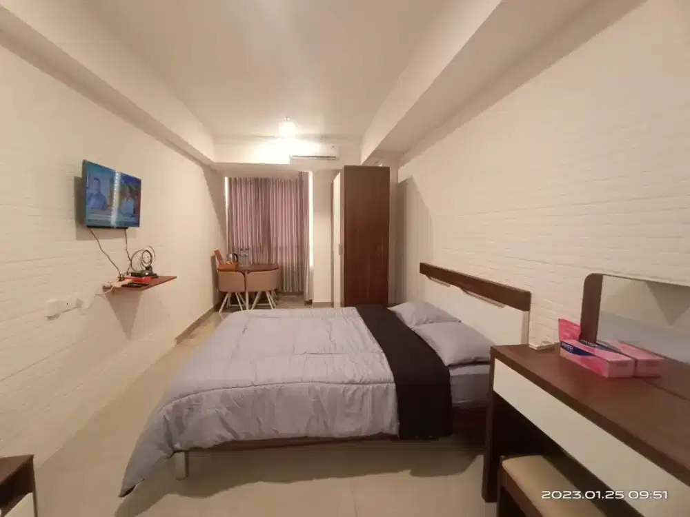 Sewa apartemen skandinavia studio