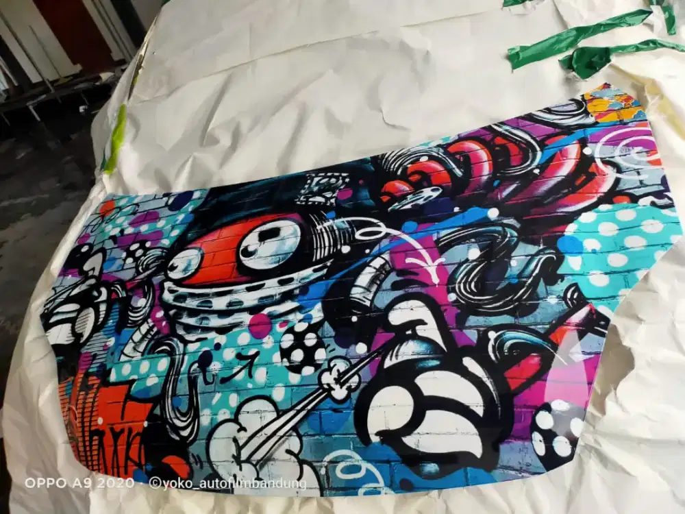 Sticker wrapping murah home service