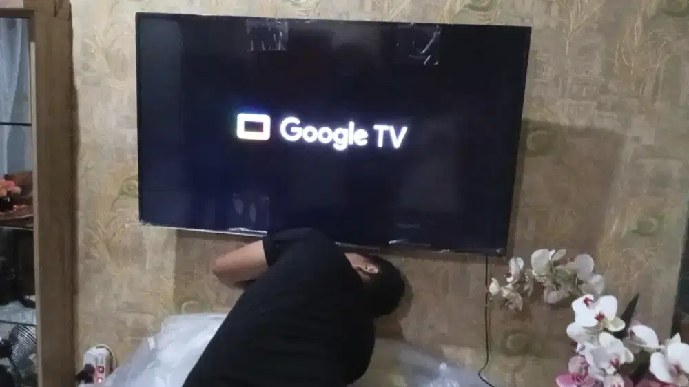 Bracket/breket tv led+pasang