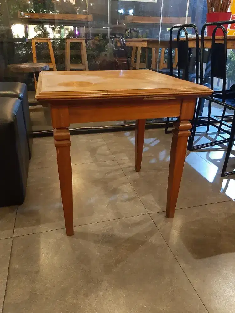 Dijual Meja Sudut Kayu Jati Tua Asli