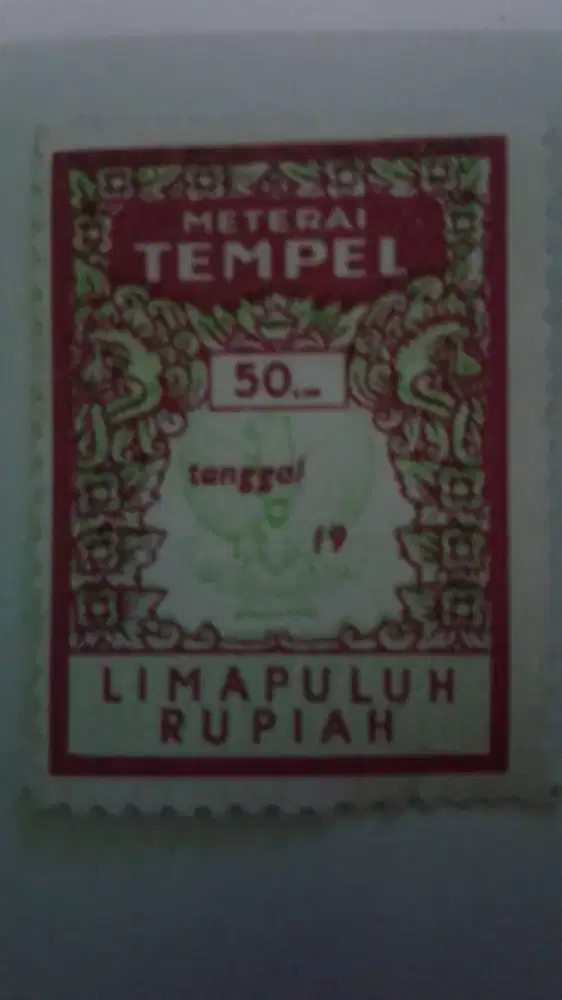 Materai 50 rupiah