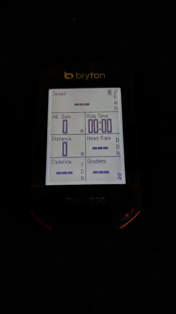 Cyclocomp Bryton Rider 320  99% Mulus