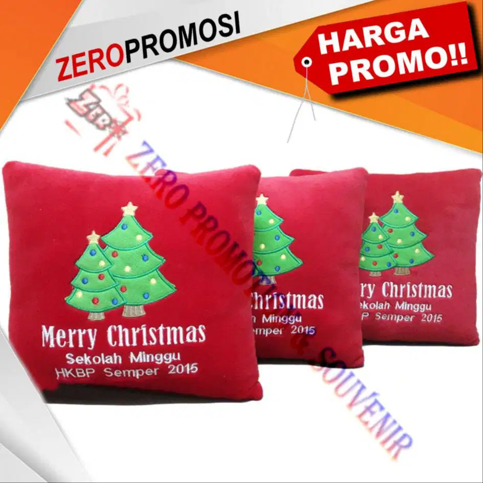 Bantal Souvenir Kado Natal Santa Claus