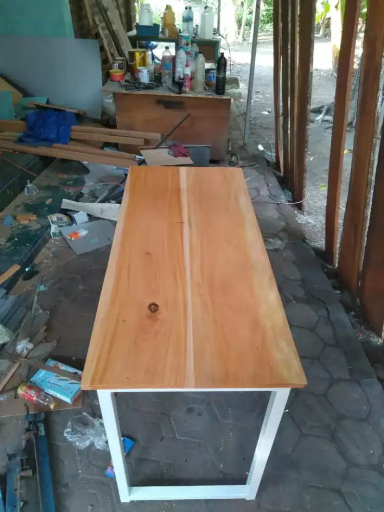 Meja warkop meja restoran meja cafe meja laptop meja tamu murah GSK