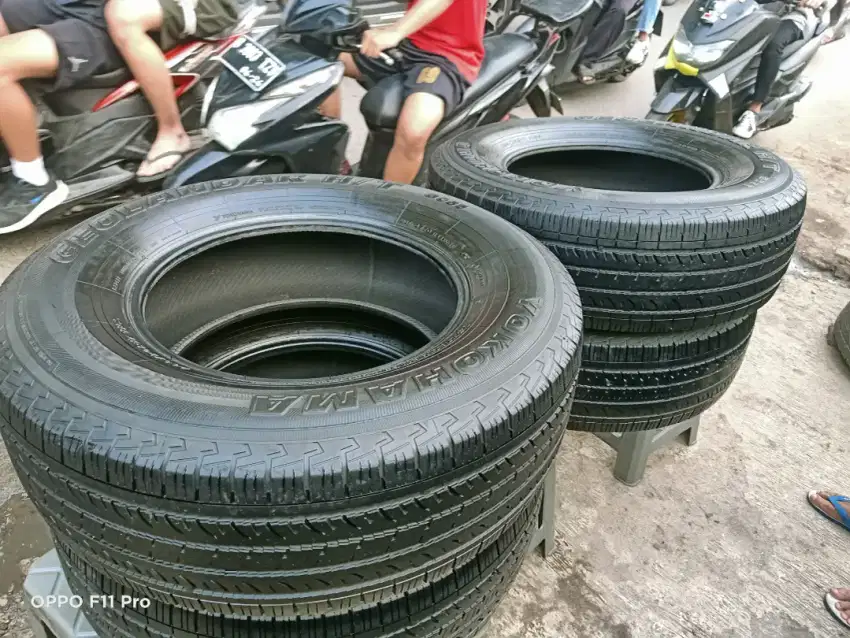 Mj ban 265/70/R17 Yokohama Geolandar H/T  4pcs 2021 90% hub Wa gan