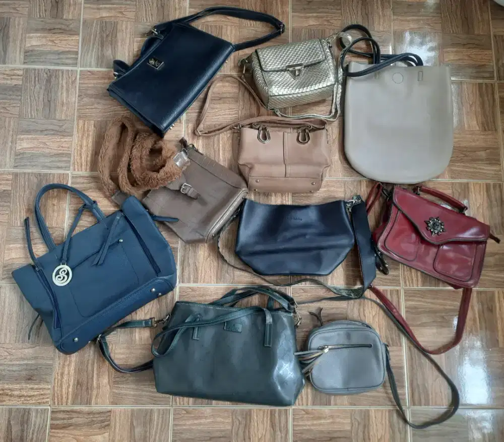 Borongan Tas Wanita Perempuan Cewek Preloved Gucci Isabel Adelia
