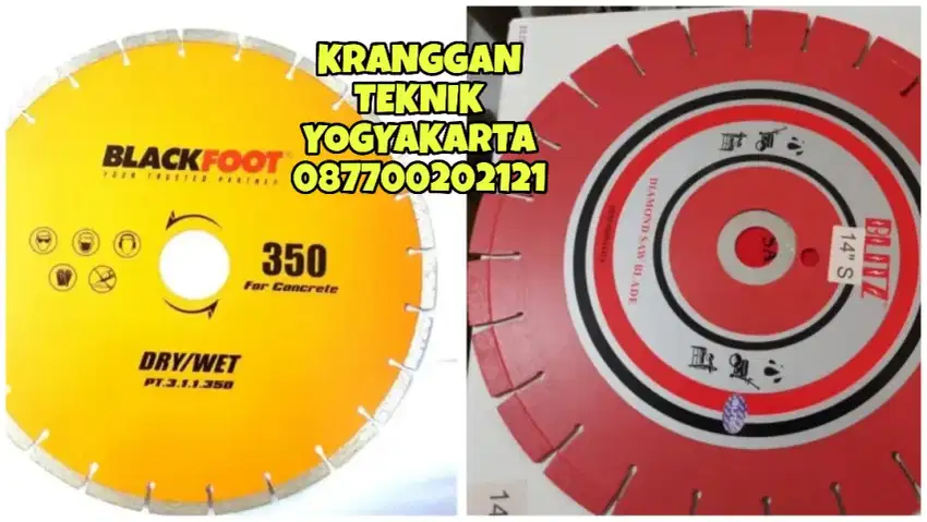 (KRANGGAN TEKNIK)mata potong aspal concrete cutter dry terlengkap