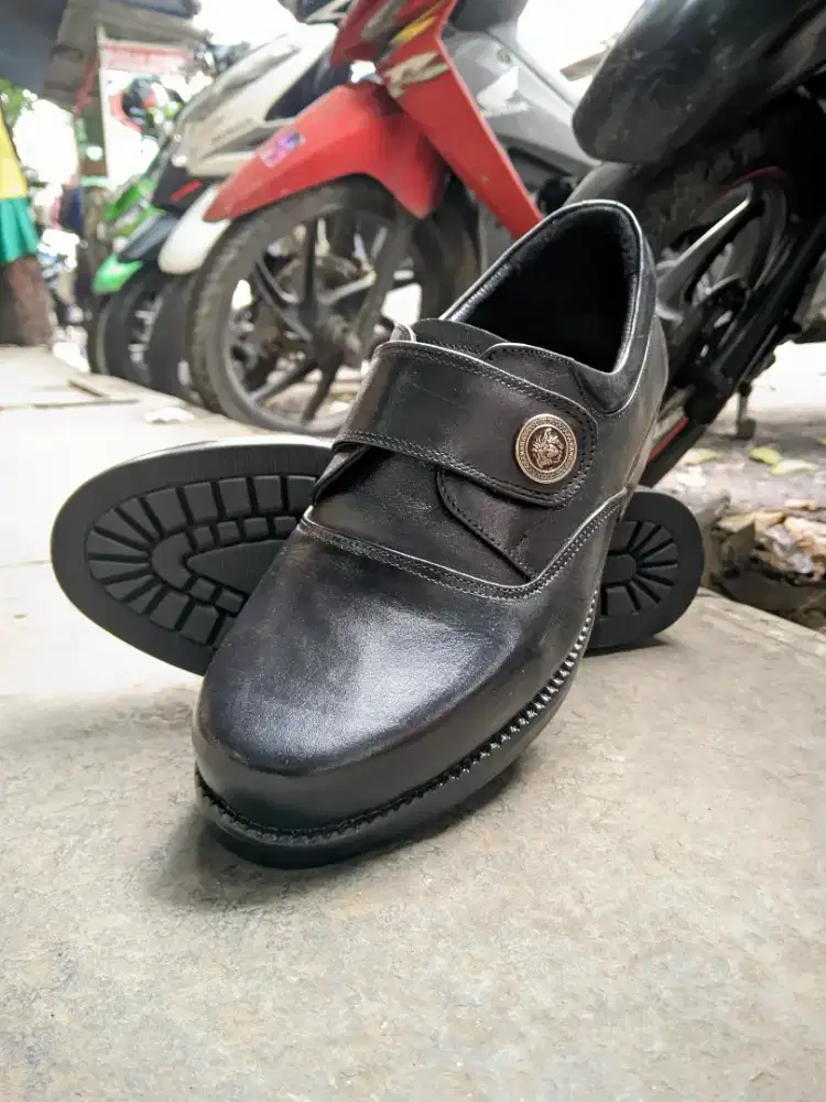 SEPATU Pantofel Prepet Asli Kulit