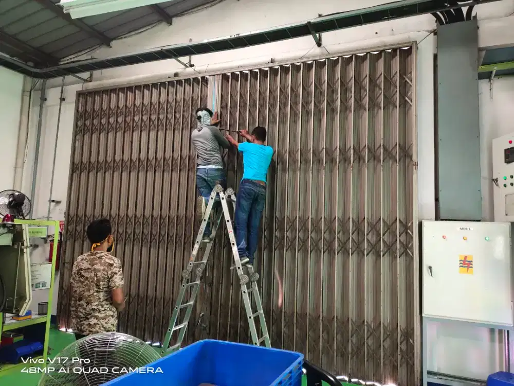 Folding gate Bekasi murah Kalimalang tambun