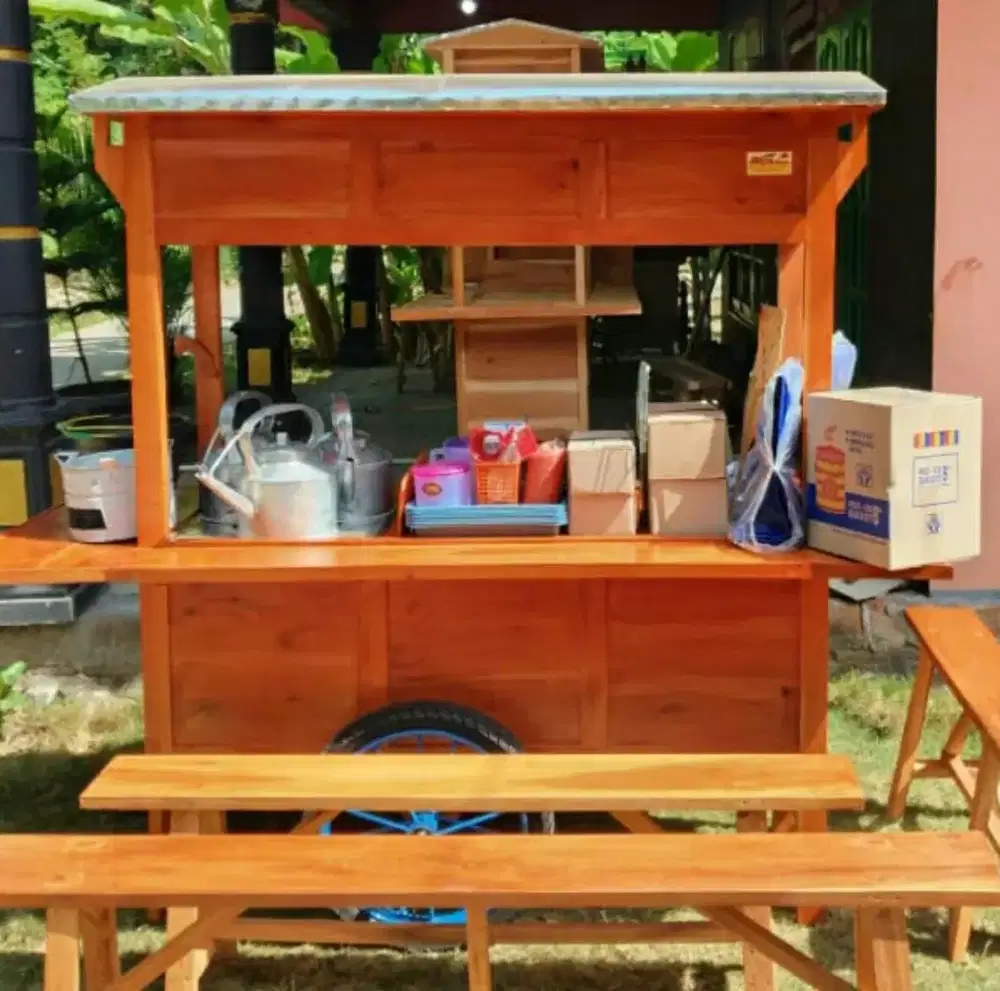 Gerobak angkringan murah gratis ongkir