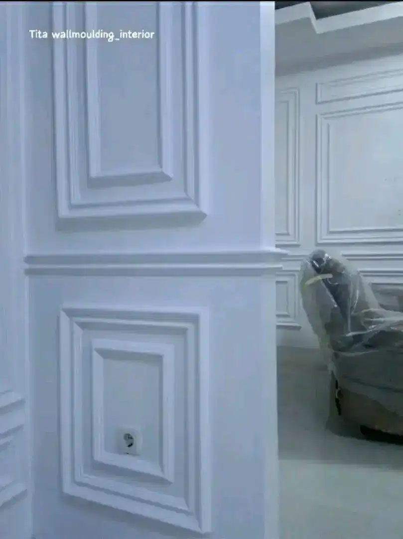 Wallmoulding gypsum/pvc