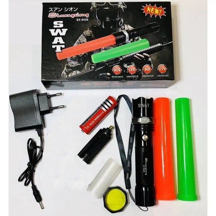 Senter Bisa DiCas= Kecil &/ Police Touring. KOMPLIT +Lalu Lintas 60K