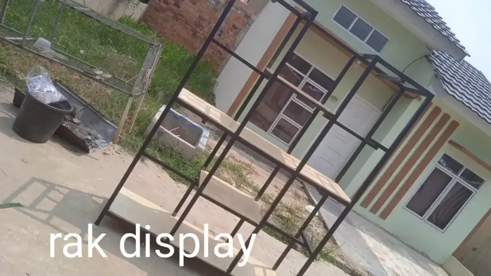 Rak display toko, rak besi, rak dinding