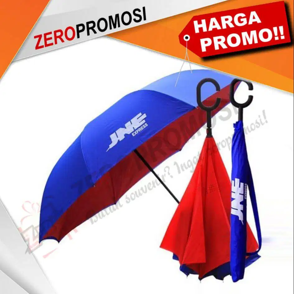Souvenir Payung Promosi Kazbrella Upside Down Custom