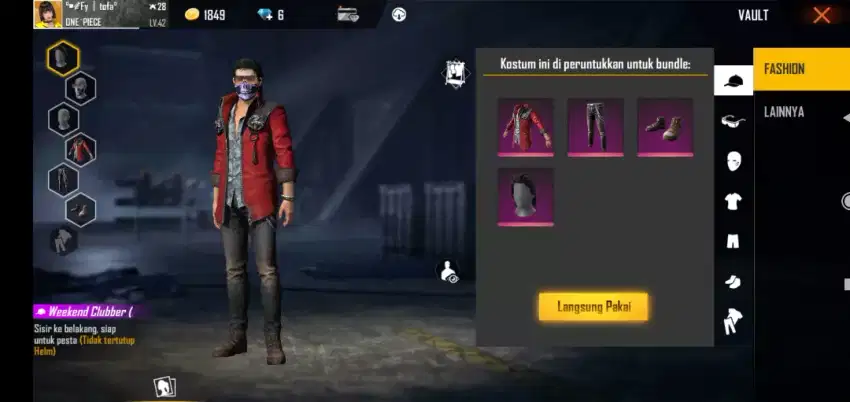 Akun free fire BUNDLE KEREN