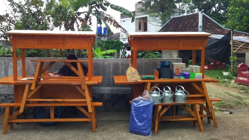 pusat grosir Gerobak angkringan wedang jahe nasi kucing langsung pengr