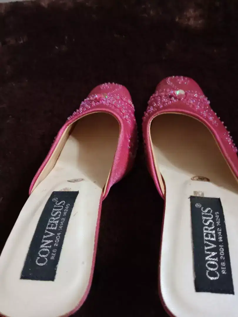 Sandal Pesta second Pink