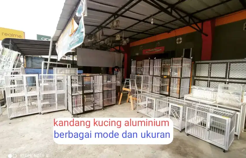 Kandang kucing aluminium anti karat.minat info lebih lanjut tlpon, WA