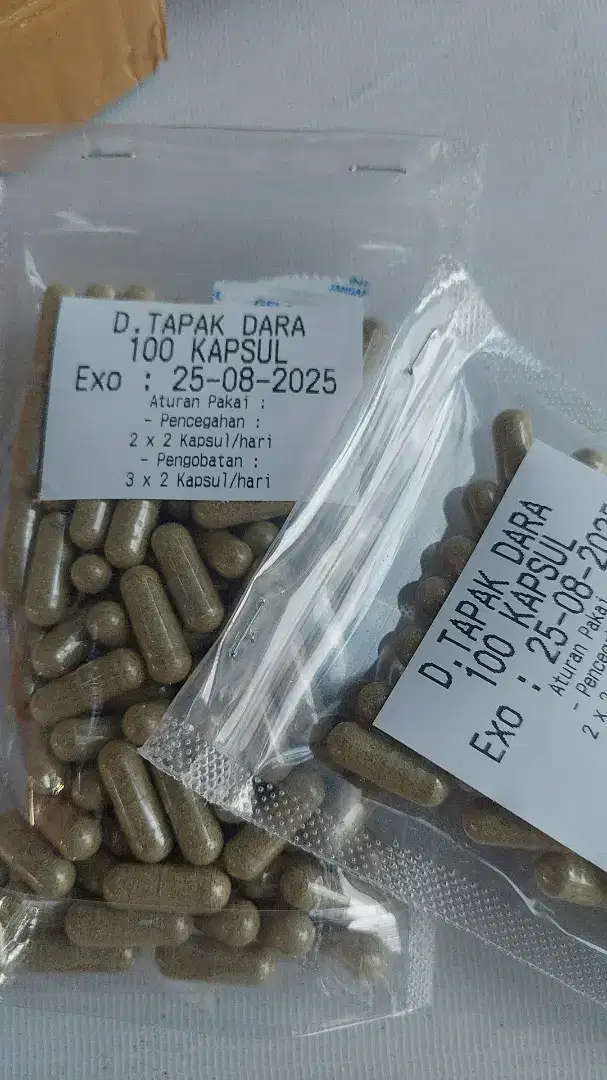 100 kapsul tapak dara