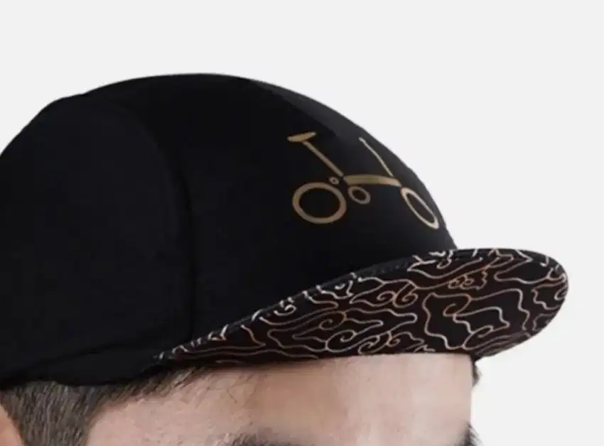 Topi sepeda warna hitam dan biru tua harga per pcs