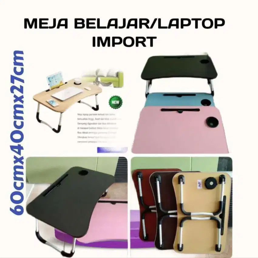 Meja laptop/meja belajar lipat