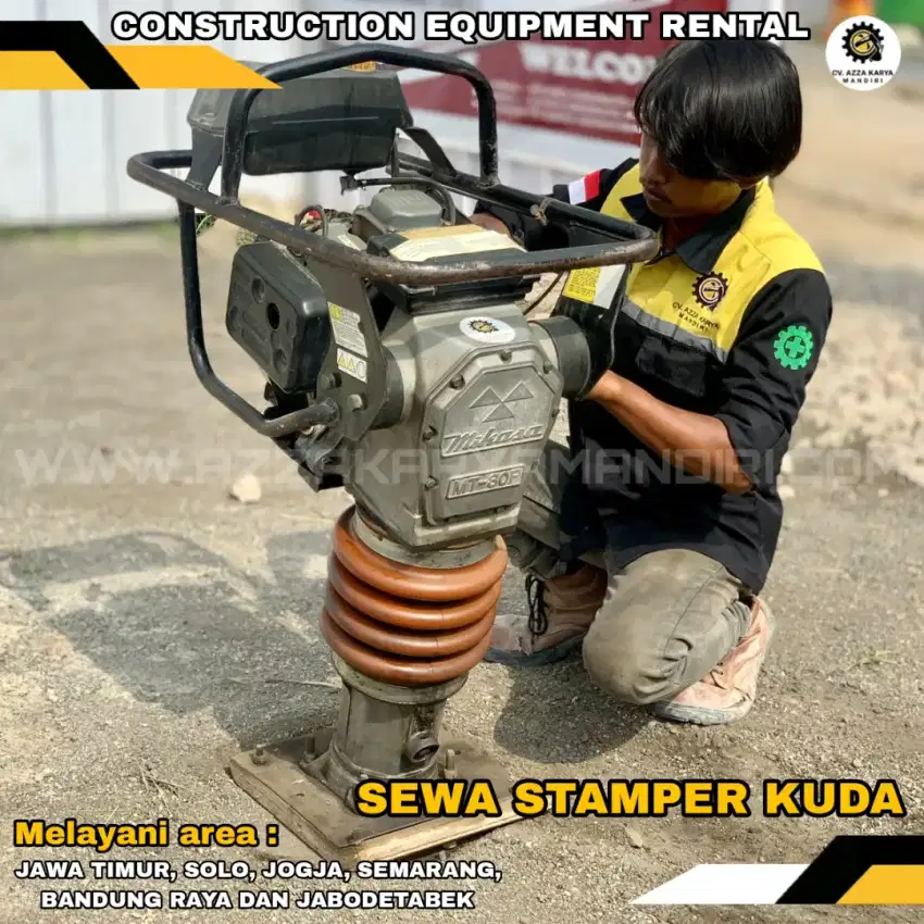 SEWA STAMPER KUDA, BABY ROLLER, MOLEN, JACK HAMMER, JACK KOMPRESOR DLL